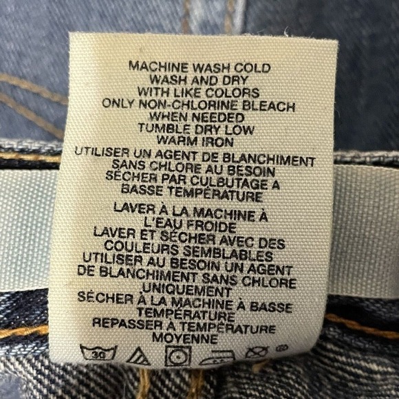 Gap Original Flare Low Rise Denim Jeans Blue Size 6R Women Y2K 2006 100%… - Picture 8 of 8